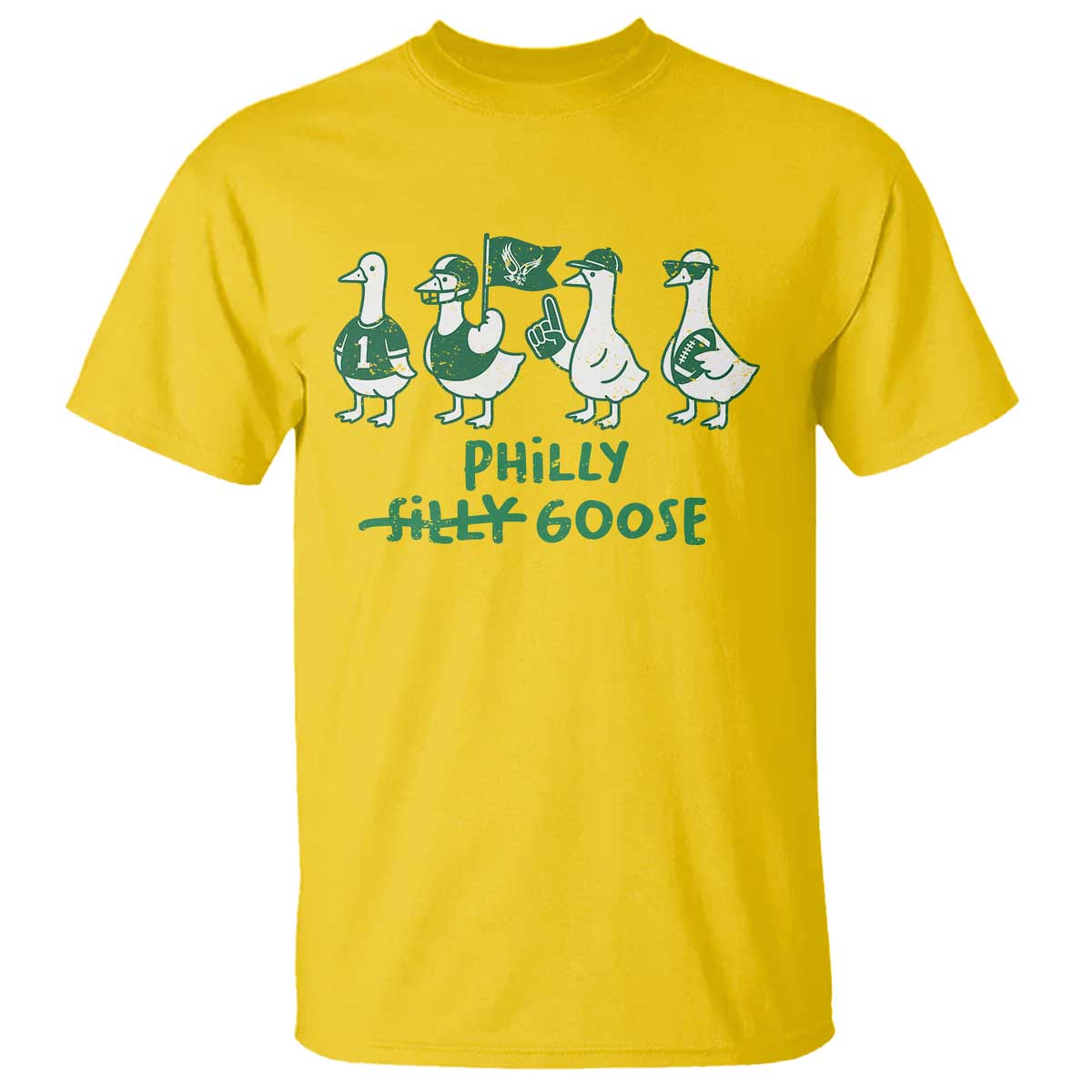 Philly Goose T Shirt Funny PFE Football Fan Gear Silly Gooses TS10 Daisy Print Your Wear