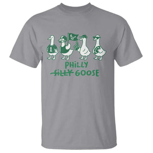 Philly Goose T Shirt Funny Philadelphia Football Fan Gear Silly Gooses TS10 Sport Gray Print Your Wear
