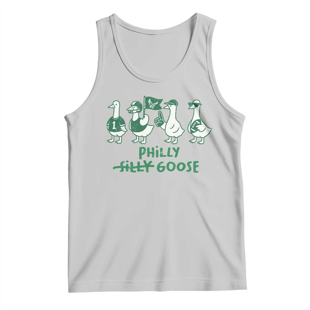 Philly Goose Tank Top Funny Philadelphia Football Fan Gear Silly Gooses TS10 Ash Print Your Wear