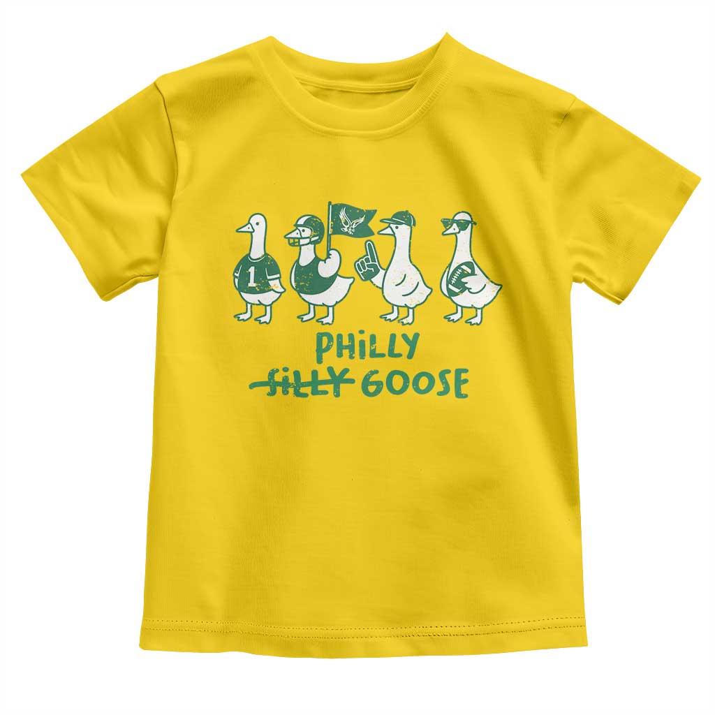 Philly Goose Toddler T Shirt Funny Philadelphia Football Fan Gear Silly Gooses TS10 Daisy Print Your Wear