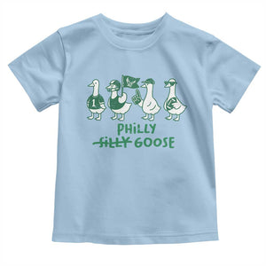 Philly Goose Toddler T Shirt Funny Philadelphia Football Fan Gear Silly Gooses TS10 Light Blue Print Your Wear