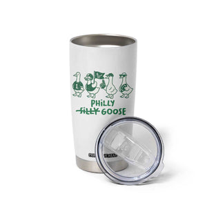 Philly Goose Tumbler Cup Funny Philadelphia Football Fan Gear Silly Gooses TS10 Print Your Wear