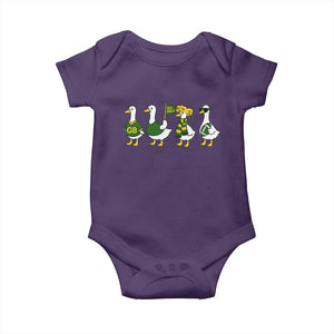 Vintage Green Bay Goose Baby Onesie Funny Silly Gooses Football TS10 Purple Print Your Wear