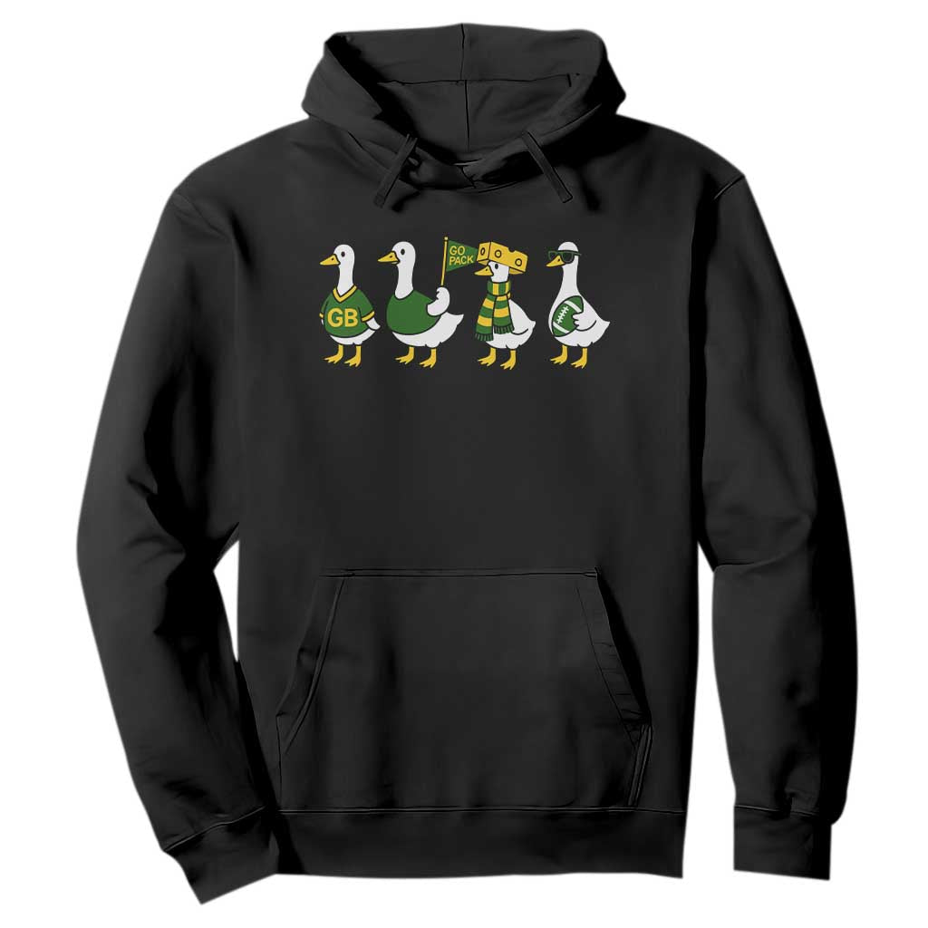 Vintage Green Bay Goose Hoodie Funny Silly Gooses Football TS10 Black Print Your Wear