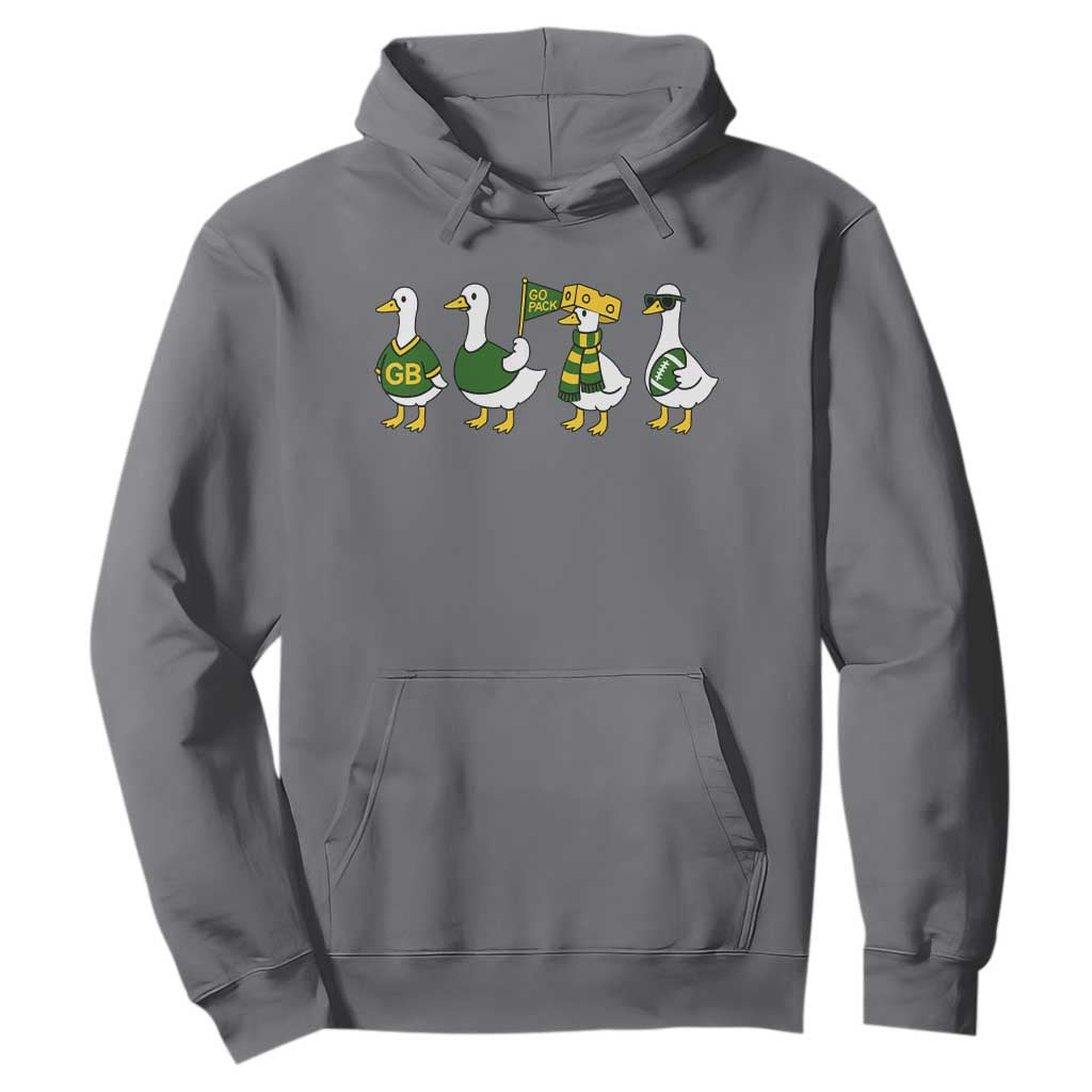 Vintage GB Goose Hoodie Funny Silly Gooses Football TS10 Charcoal Print Your Wear