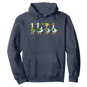 Vintage GB Goose Hoodie Funny Silly Gooses Football TS10 Navy Print Your Wear