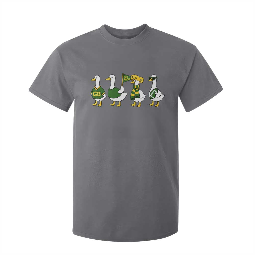 Vintage Green Bay Goose T Shirt For Kid Funny Silly Gooses Football TS10 Charcoal Print Your Wear