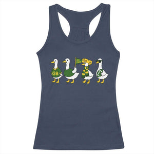 Vintage Green Bay Goose Racerback Tank Top Funny Silly Gooses Football TS10 Navy Print Your Wear