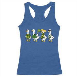 Vintage GB Goose Racerback Tank Top Funny Silly Gooses Football TS10 Royal Blue Print Your Wear
