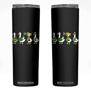 Vintage GB Goose Skinny Tumbler Funny Silly Gooses Football TS10 Black Print Your Wear