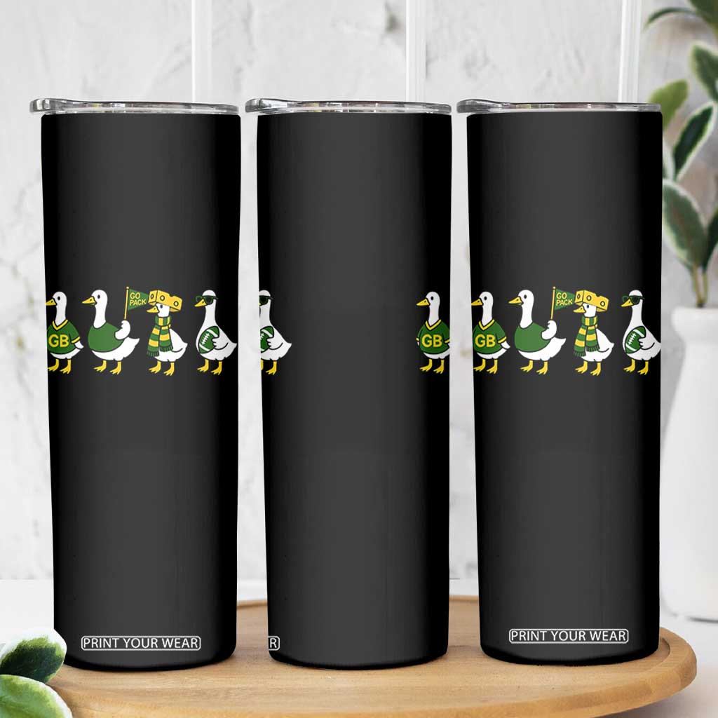 Vintage GB Goose Skinny Tumbler Funny Silly Gooses Football TS10 Print Your Wear