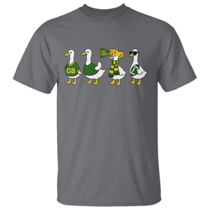 Vintage GB Goose T Shirt Funny Silly Gooses Football TS10 Charcoal Print Your Wear