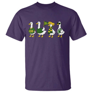 Vintage Green Bay Goose T Shirt Funny Silly Gooses Football TS10 Purple Print Your Wear