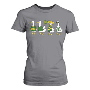 Vintage GB Goose T Shirt For Women Funny Silly Gooses Football TS10 Charcoal Print Your Wear