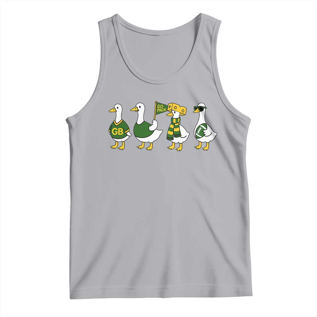 Vintage Green Bay Goose Tank Top Funny Silly Gooses Football TS10 Athletic Heather Print Your Wear