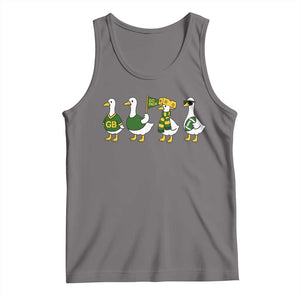 Vintage GB Goose Tank Top Funny Silly Gooses Football TS10 Deep Heather Print Your Wear