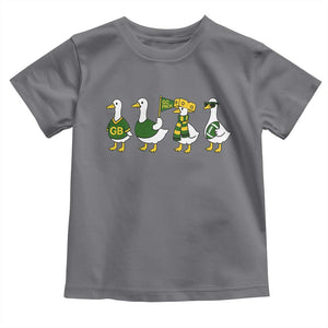 Vintage Green Bay Goose Toddler T Shirt Funny Silly Gooses Football TS10 Charcoal Print Your Wear
