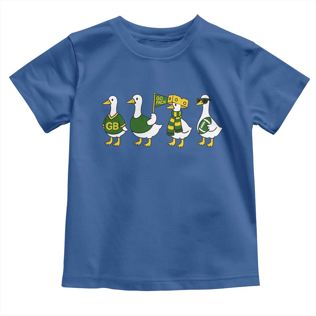 Vintage GB Goose Toddler T Shirt Funny Silly Gooses Football TS10 Royal Blue Print Your Wear