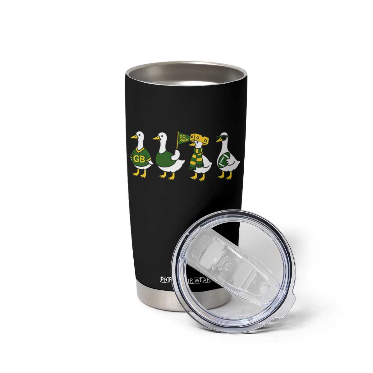 Vintage GB Goose Tumbler Cup Funny Silly Gooses Football TS10 Print Your Wear