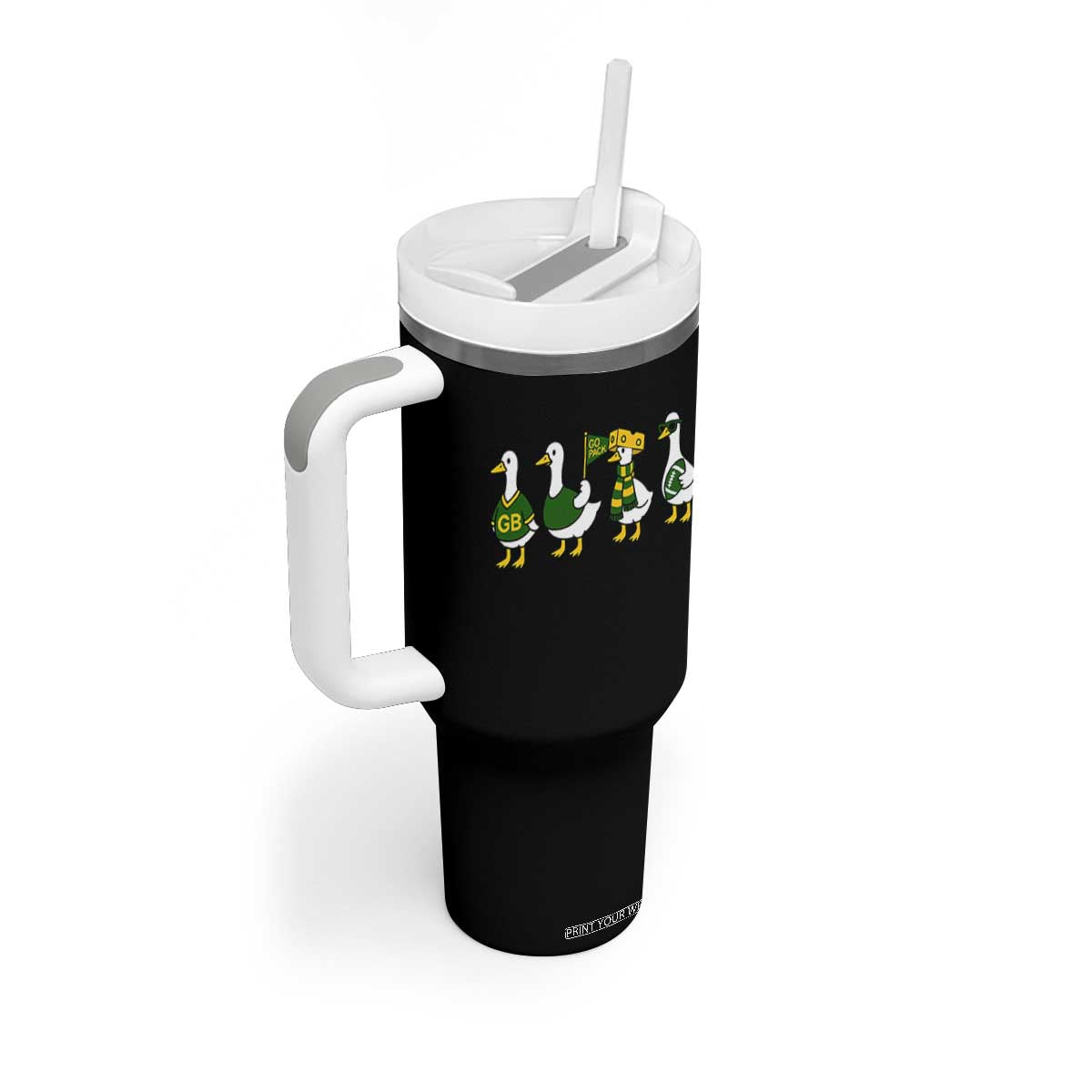 Vintage GB Goose Tumbler With Handle Funny Silly Gooses Football TS10 Print Your Wear