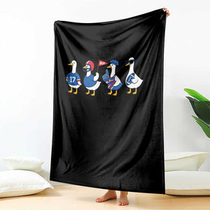 Buffalo Goose Throw Blanket Funny Bills Fan Silly Gooses TS10 Print Your Wear