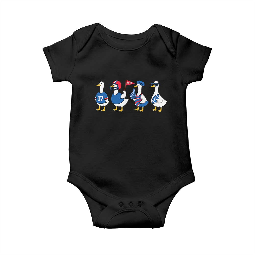Buffalo Goose Baby Onesie Funny Bills Fan Silly Gooses TS10 Black Print Your Wear