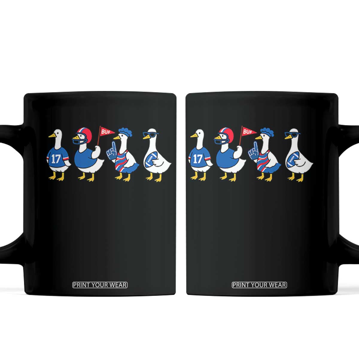 Buffalo Goose Coffee Mug Funny Bills Fan Silly Gooses TS10 Black Print Your Wear