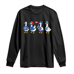 BFB Goose Long Sleeve Shirt Funny BFB Sports Fan Silly Gooses TS10 Black Print Your Wear