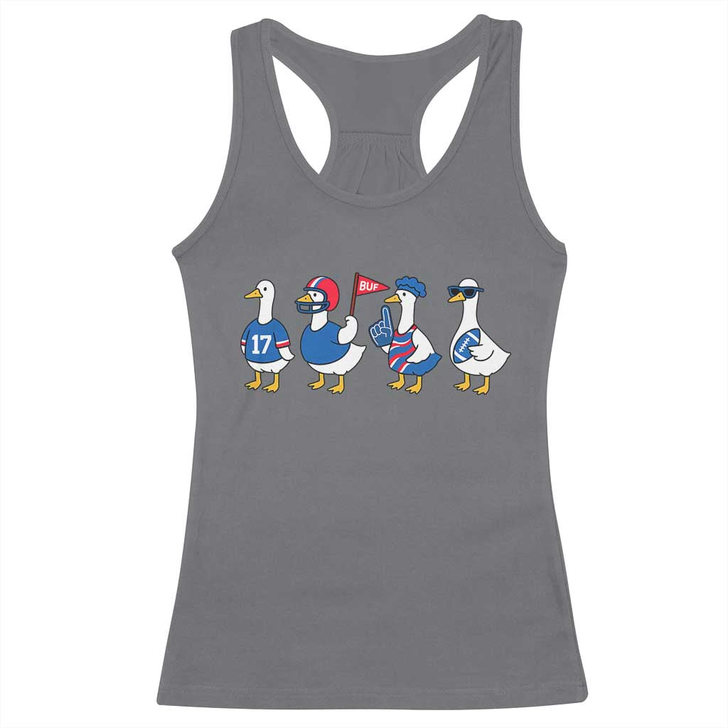 Buffalo Goose Racerback Tank Top Funny Bills Fan Silly Gooses TS10 Charcoal Print Your Wear