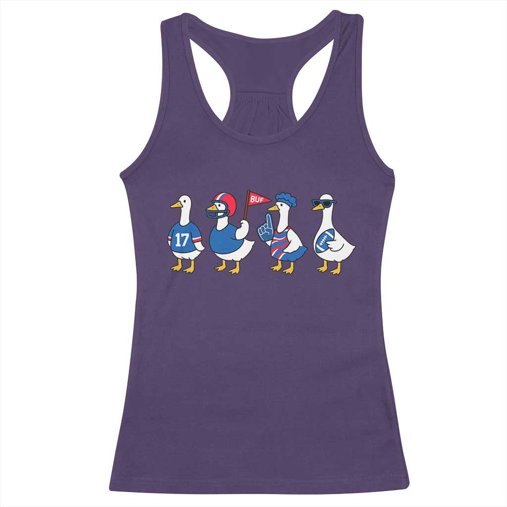 BFB Goose Racerback Tank Top Funny BFB Sports Fan Silly Gooses TS10 Purple Print Your Wear