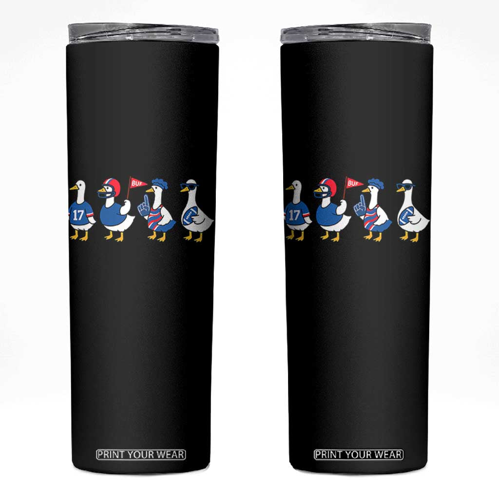 BFB Goose Skinny Tumbler Funny BFB Sports Fan Silly Gooses TS10 Black Print Your Wear