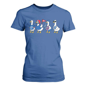 BFB Goose T Shirt For Women Funny BFB Sports Fan Silly Gooses TS10 Royal Blue Print Your Wear