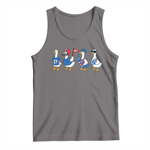 Buffalo Goose Tank Top Funny Bills Fan Silly Gooses TS10 Deep Heather Print Your Wear