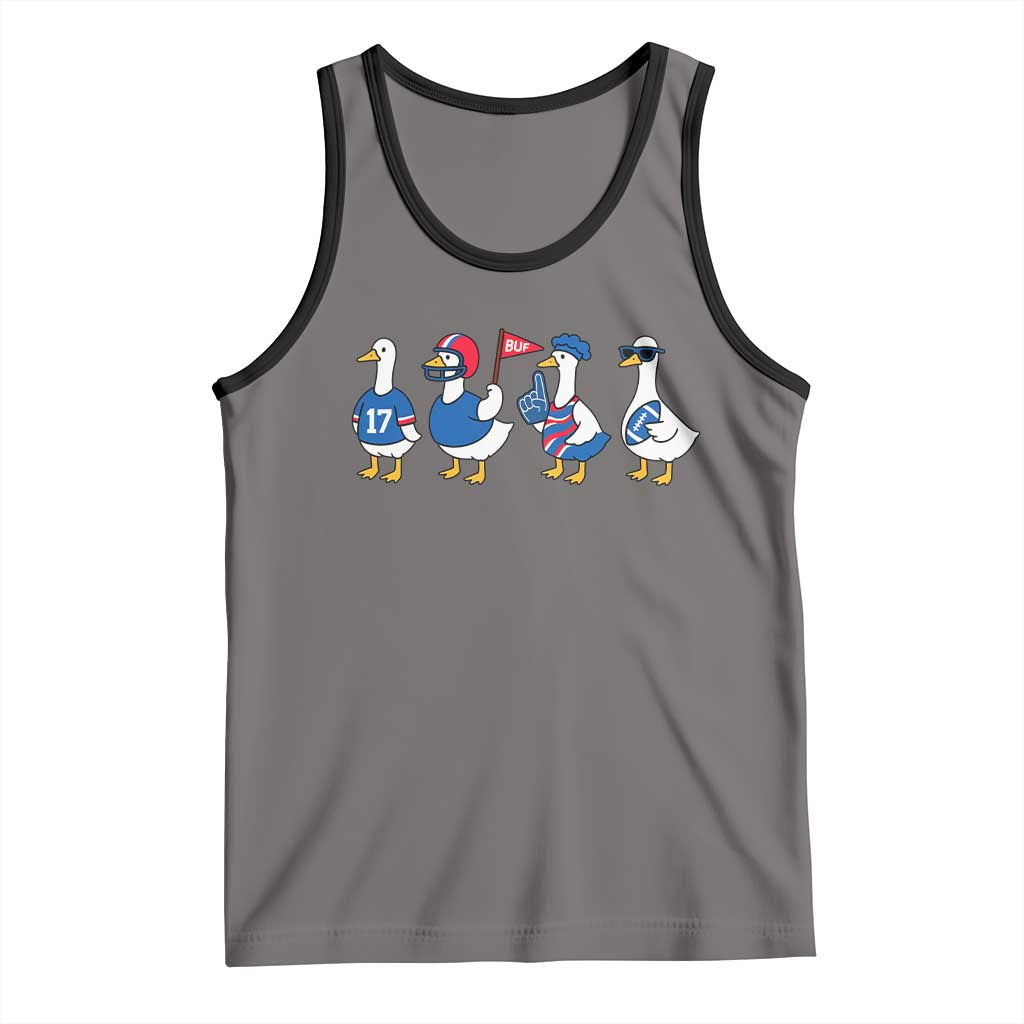 Buffalo Goose Tank Top Funny Bills Fan Silly Gooses TS10 Deep Heather Black Print Your Wear