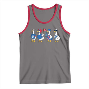 Buffalo Goose Tank Top Funny Bills Fan Silly Gooses TS10 Deep Heather Red Print Your Wear
