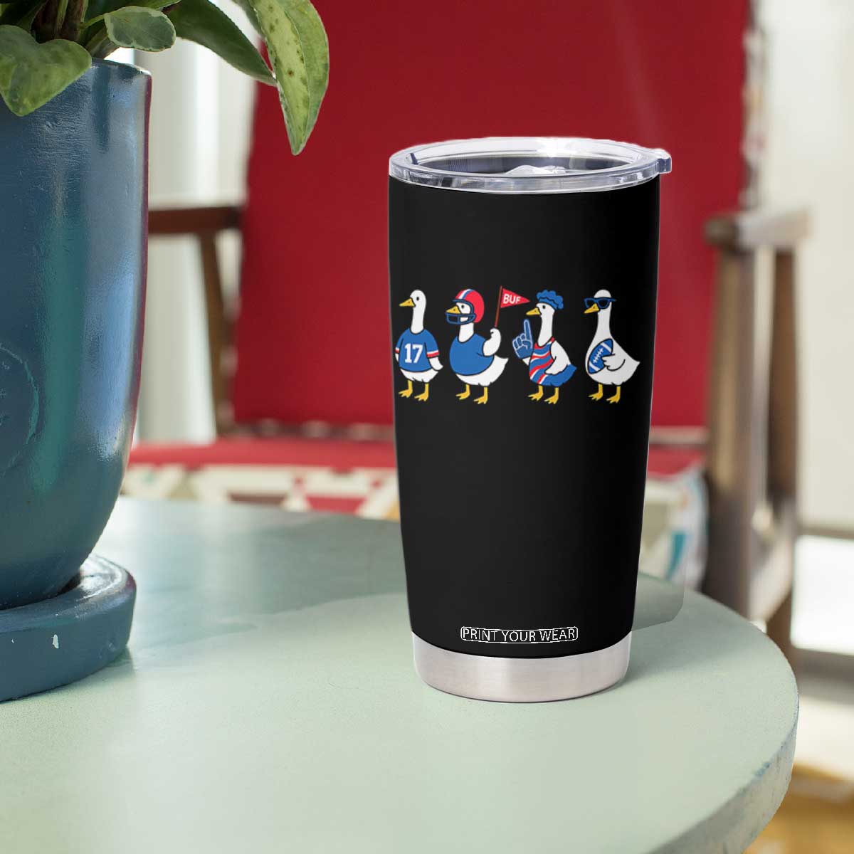 BFB Goose Tumbler Cup Funny BFB Sports Fan Silly Gooses TS10 Print Your Wear