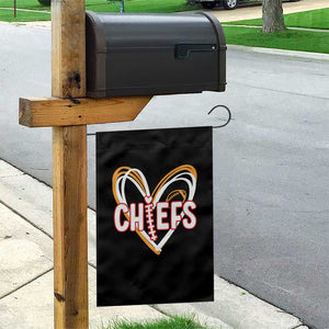 KC Game Day Garden Flag Retro Sports Fan Football Team Heart Graphic TS10 Print Your Wear