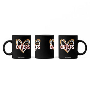 KC Game Day Coffee Mug Retro Sports Fan Football Team Heart Graphic TS10 Print Your Wear