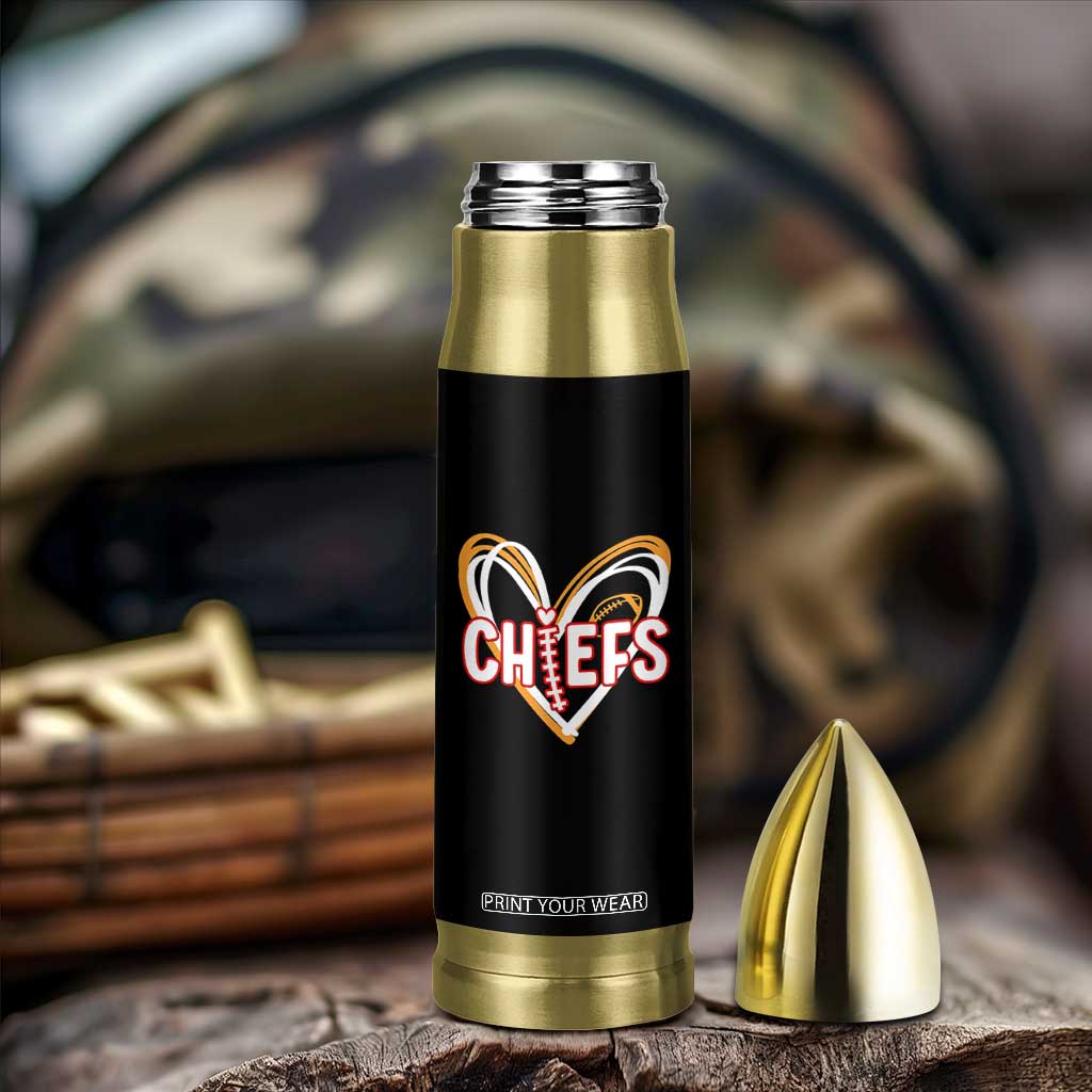 KC Game Day Bullet Tumbler Retro Sports Fan Football Team Heart Graphic TS10 Print Your Wear