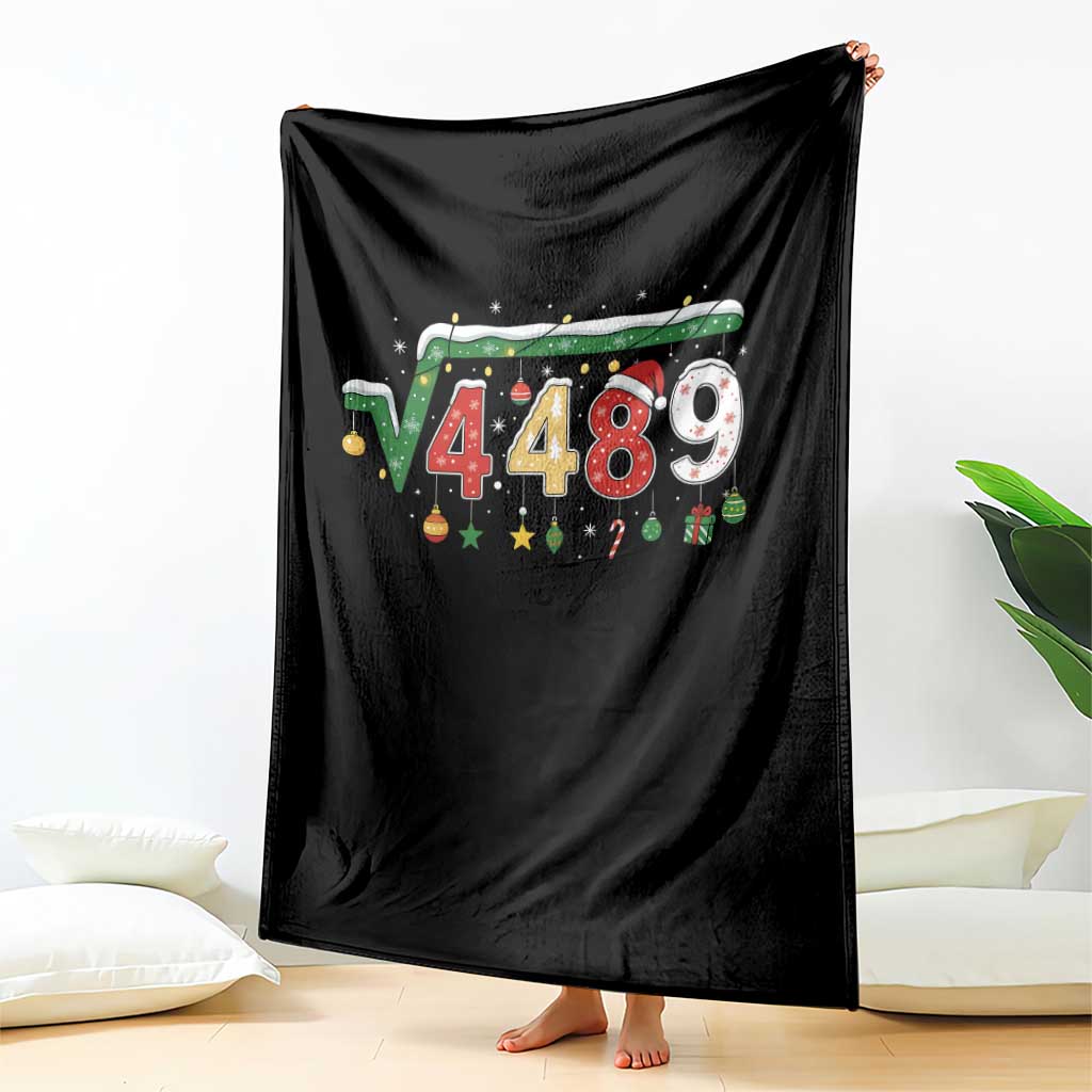 Math 67 Meme Funny Six Seven Funny Christmas Throw Blanket Funny Math Teacher Teen Slang Boys Kids Xmas Pajamas TS10 Print Your Wear