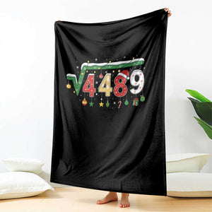 Math 67 Meme Funny Six Seven Funny Christmas Throw Blanket Funny Math Teacher Teen Slang Boys Kids Xmas Pajamas TS10 Print Your Wear