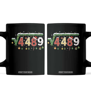 Math 67 Meme Funny Six Seven Funny Christmas Coffee Mug Funny Math Teacher Teen Slang Boys Kids Xmas Pajamas TS10 Black Print Your Wear