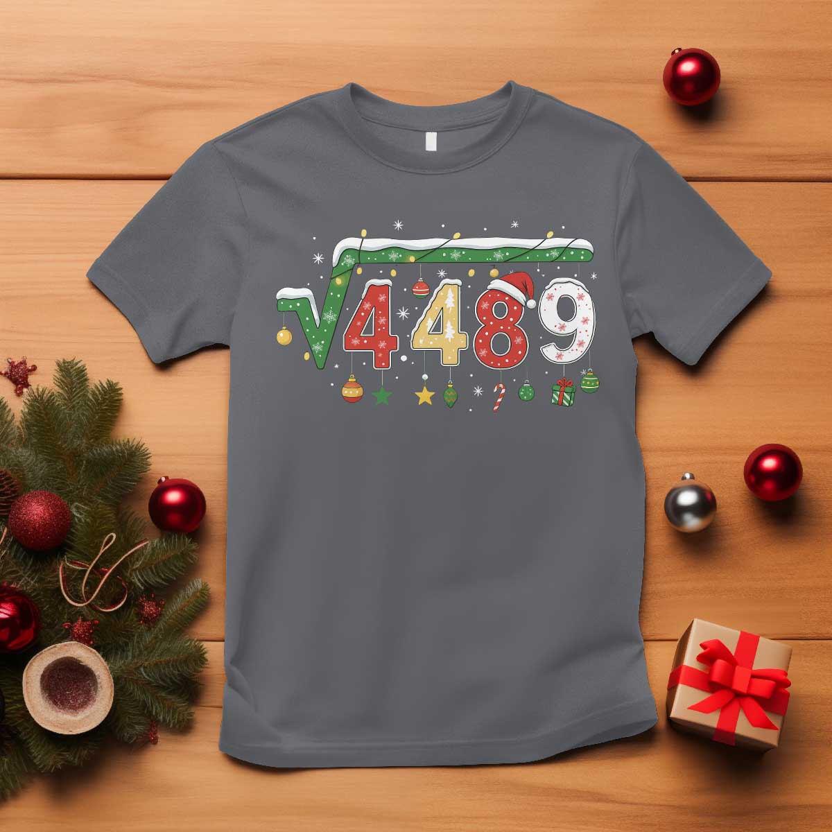 Math 67 Meme Funny Six Seven Funny Christmas T Shirt Funny Math Teacher Teen Slang Boys Kids Xmas Pajamas TS10 Charcoal Print Your Wear