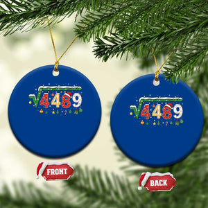 Math 67 Meme Funny Six Seven Funny Christmas Ceramic Ornament Funny Math Teacher Teen Slang Boys Kids Xmas Pajamas TS10 1pc Blue Print Your Wear