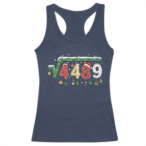 Math 67 Meme Funny Six Seven Funny Christmas Racerback Tank Top Funny Math Teacher Teen Slang Boys Kids Xmas Pajamas TS10 Navy Print Your Wear