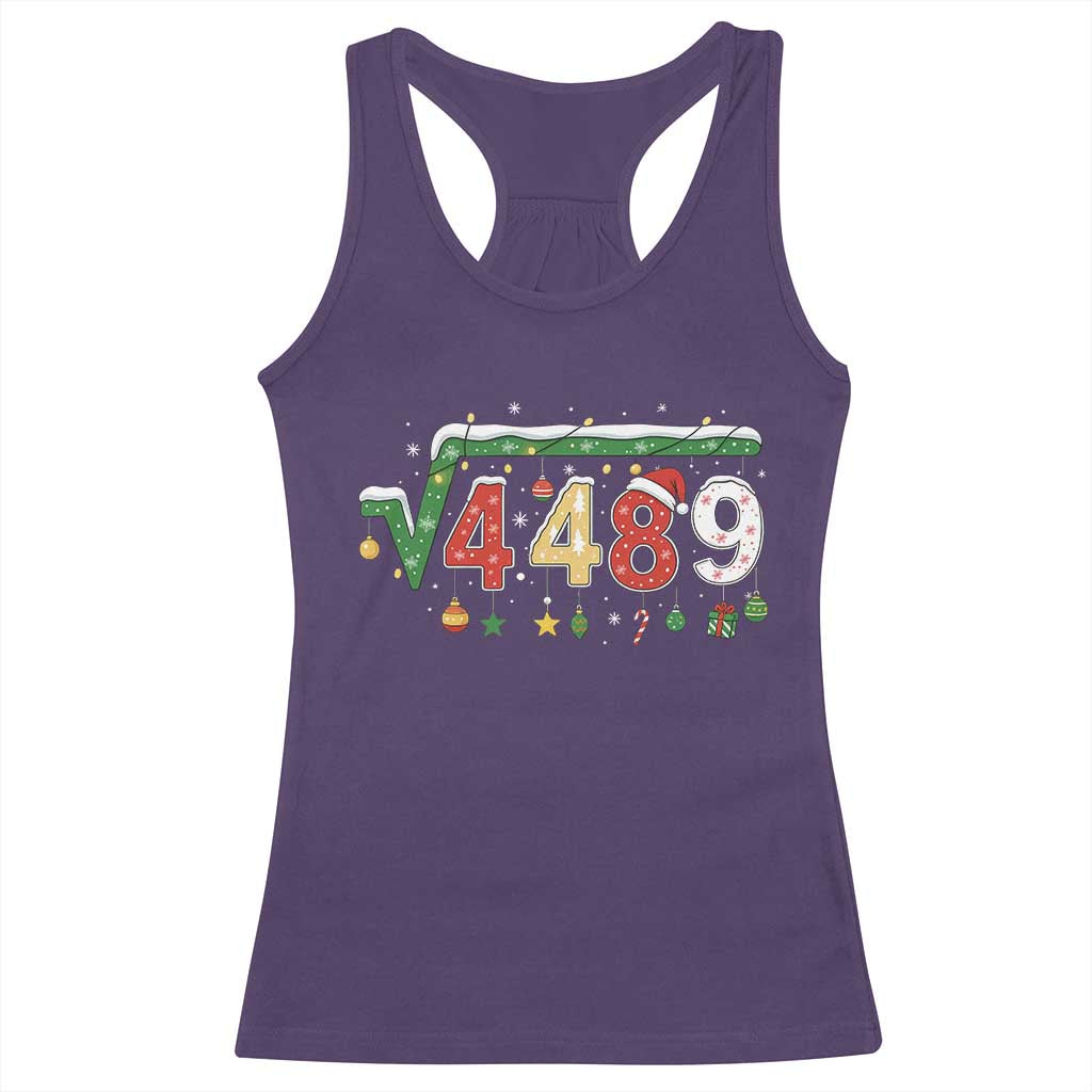 Math 67 Meme Funny Six Seven Funny Christmas Racerback Tank Top Funny Math Teacher Teen Slang Boys Kids Xmas Pajamas TS10 Purple Print Your Wear