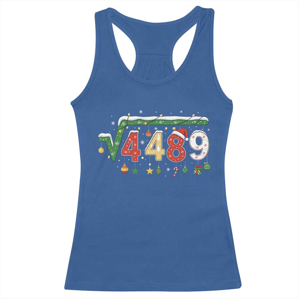 Math 67 Meme Funny Six Seven Funny Christmas Racerback Tank Top Funny Math Teacher Teen Slang Boys Kids Xmas Pajamas TS10 Royal Blue Print Your Wear