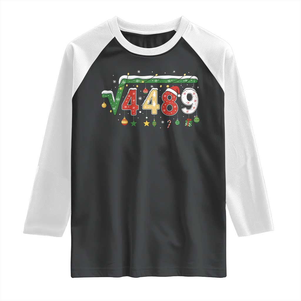 Math 67 Meme Funny Six Seven Funny Christmas Raglan Shirt Funny Math Teacher Teen Slang Boys Kids Xmas Pajamas TS10 Black White Print Your Wear