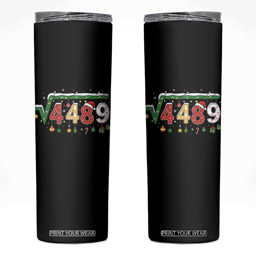 Math 67 Meme Funny Six Seven Funny Christmas Skinny Tumbler Funny Math Teacher Teen Slang Boys Kids Xmas Pajamas TS10 Black Print Your Wear