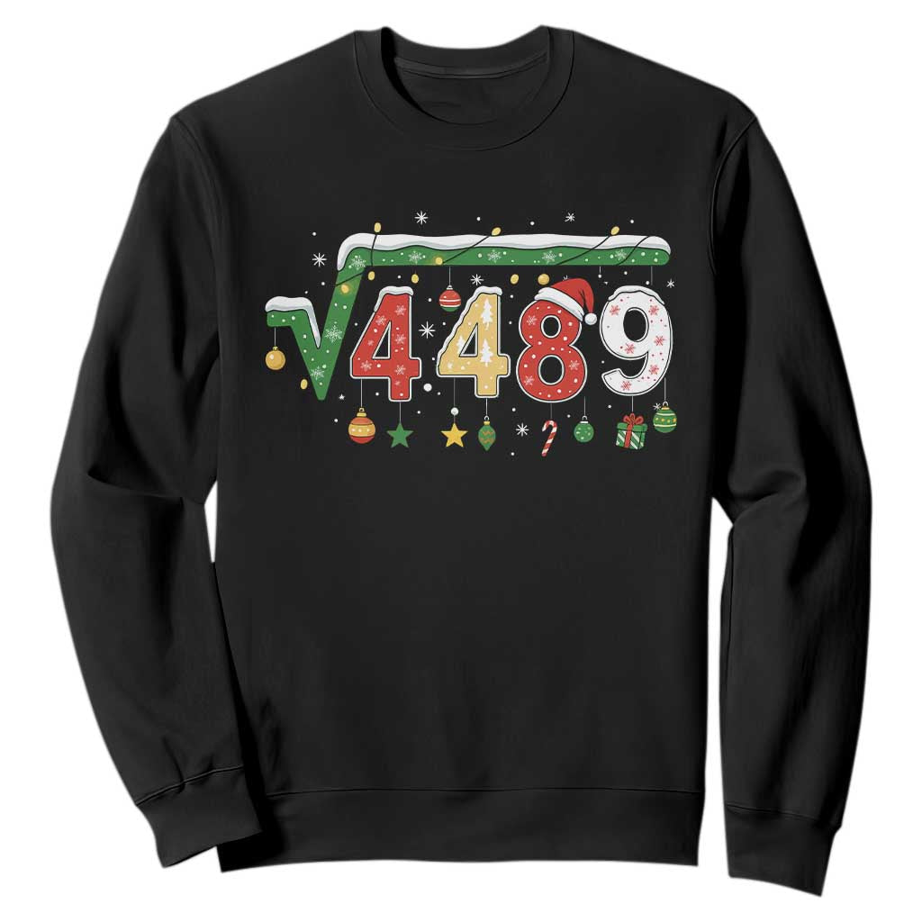 Math 67 Meme Funny Six Seven Funny Christmas Sweatshirt Funny Math Teacher Teen Slang Boys Kids Xmas Pajamas TS10 Black Print Your Wear